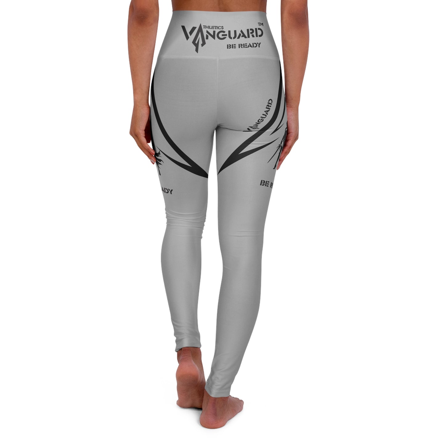 Fitness Collection - woman's warrior side yoga pants, dark design - Vanguard Athletics - Be ready