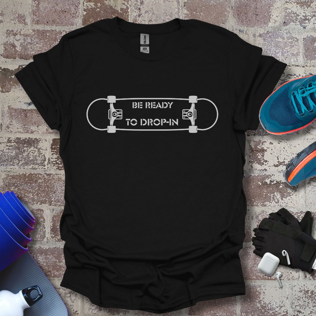 Be ready Collection - skateboard motivation II white design
