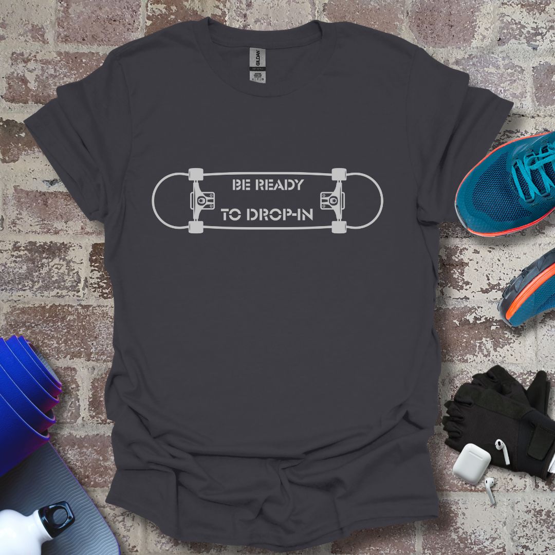 Be ready Collection - skateboard motivation II white design