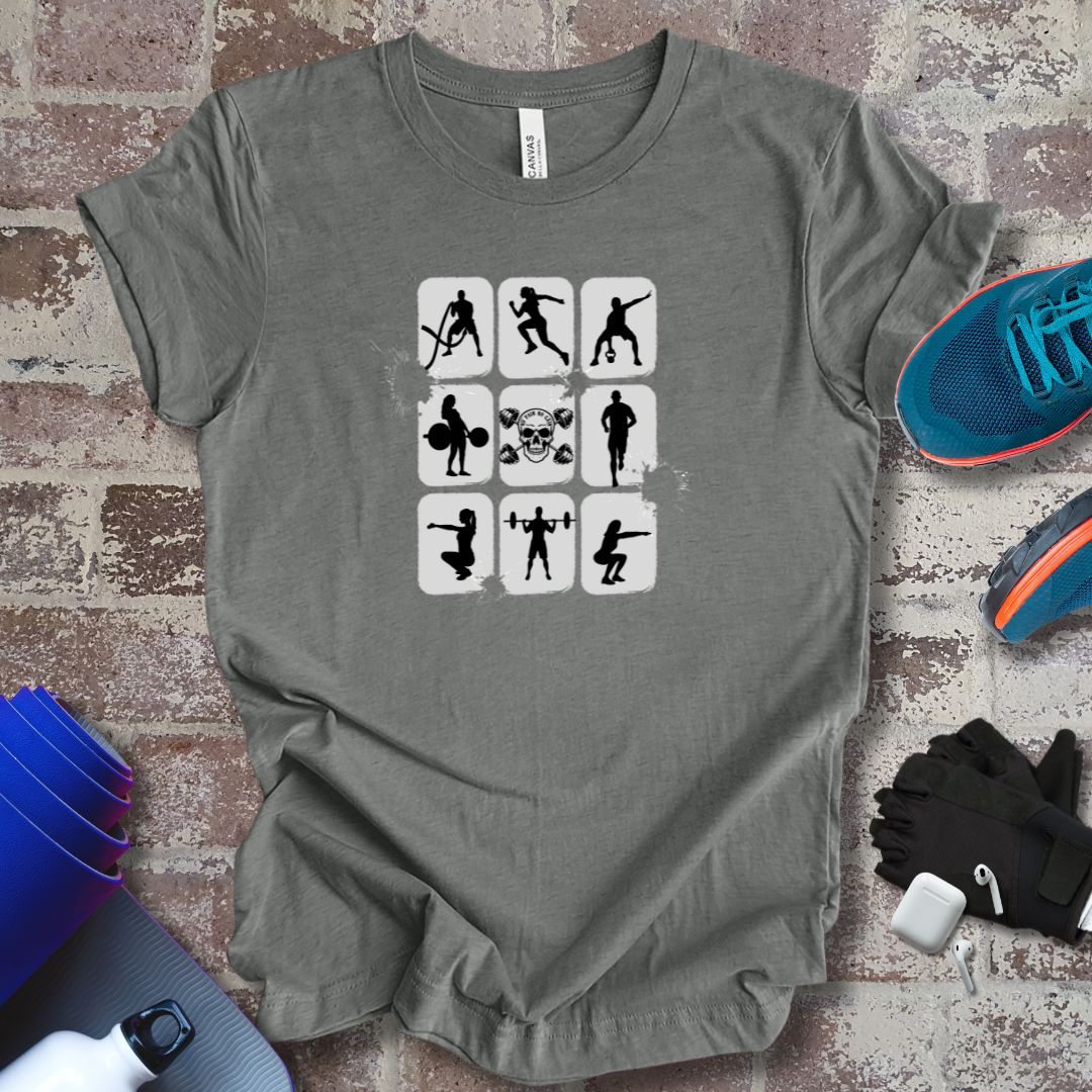 'No pain no gain' tee for fitness anthusiasts. - Vanguard Athletics - Be ready