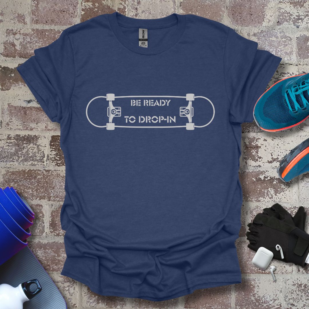 Be ready Collection - skateboard motivation II white design