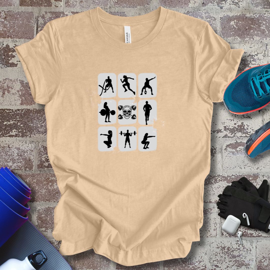 'No pain no gain' tee for fitness anthusiasts. - Vanguard Athletics - Be ready