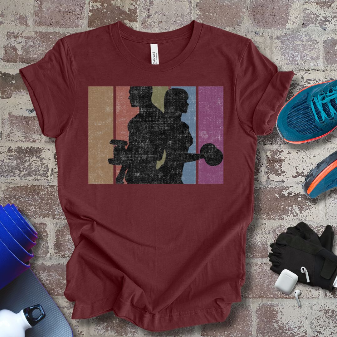 Retro Gym mood for fitness enthusiasts.