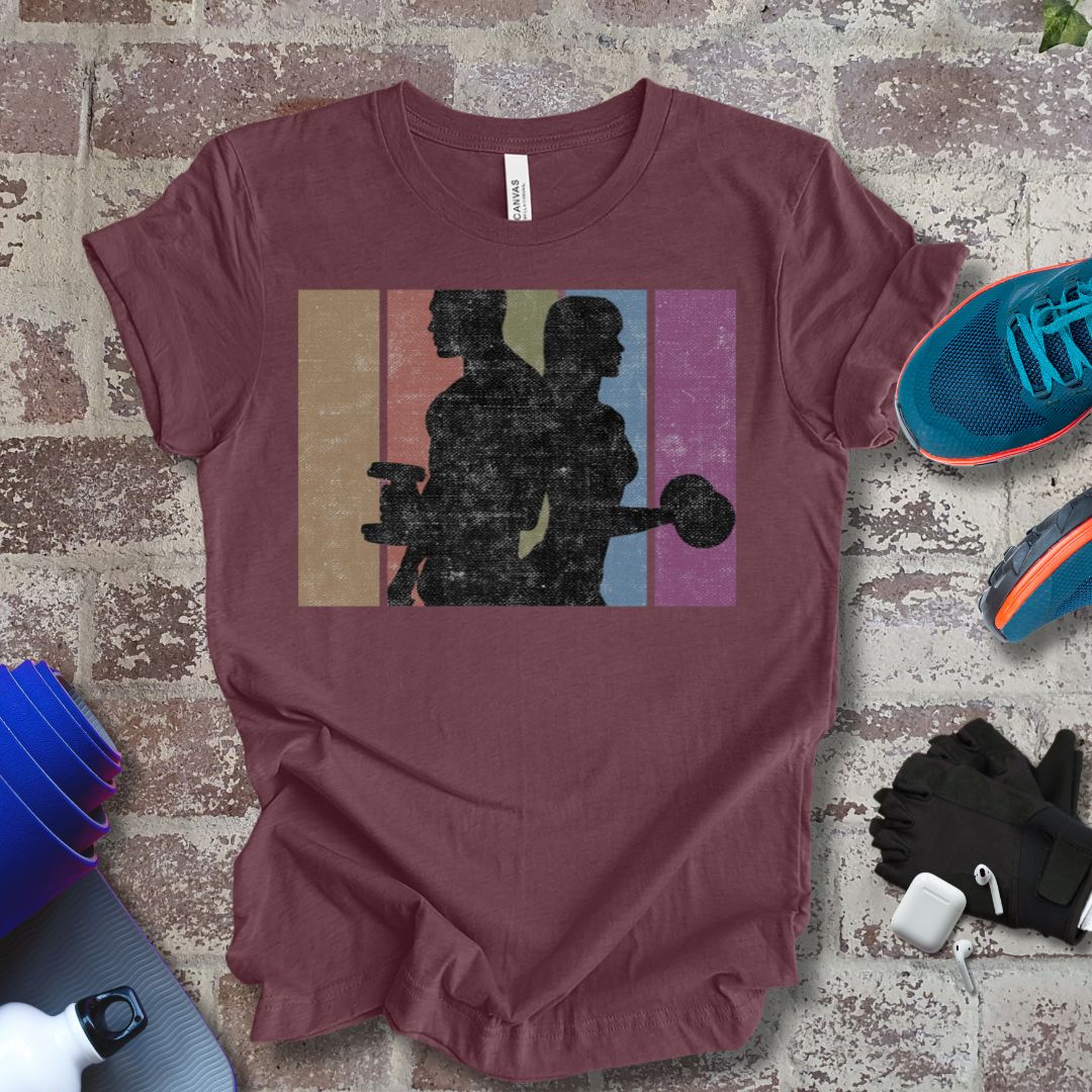 Retro Gym mood for fitness enthusiasts.