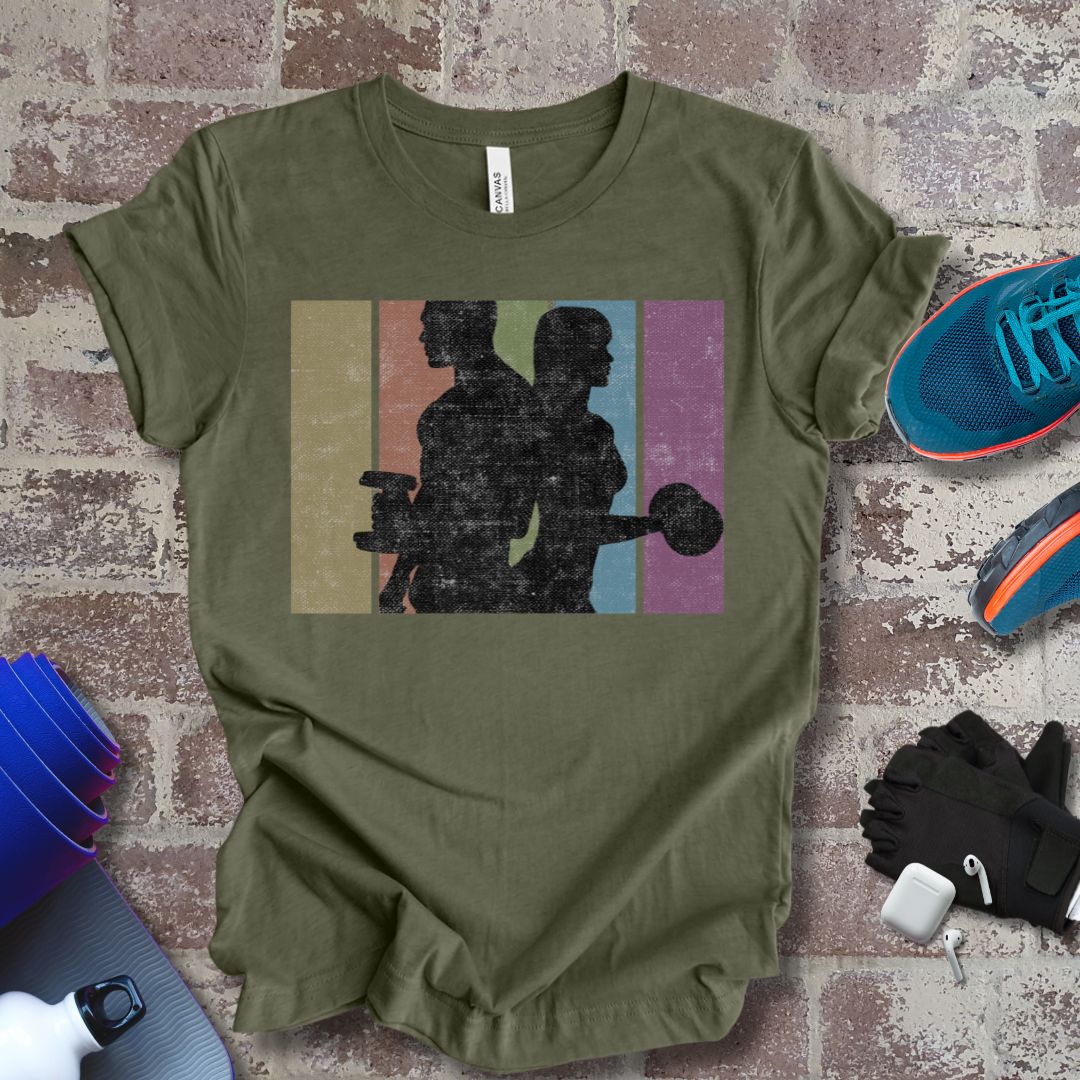 Retro Gym mood for fitness enthusiasts.