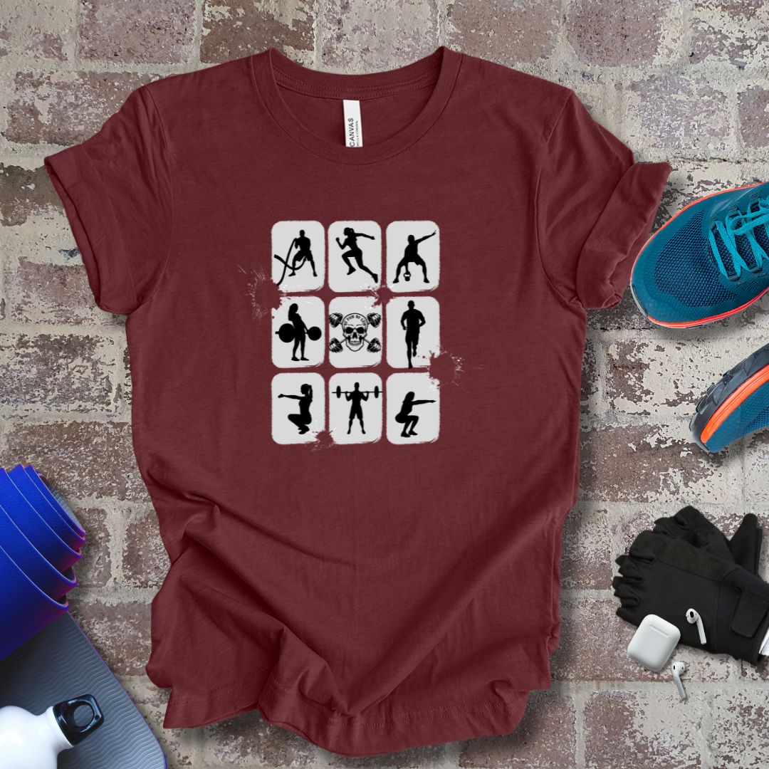 'No pain no gain' tee for fitness anthusiasts. - Vanguard Athletics - Be ready
