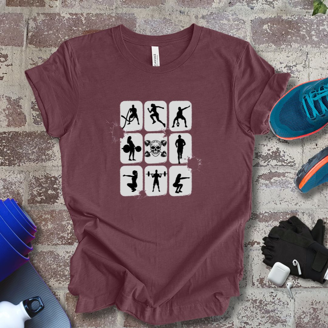 'No pain no gain' tee for fitness anthusiasts. - Vanguard Athletics - Be ready