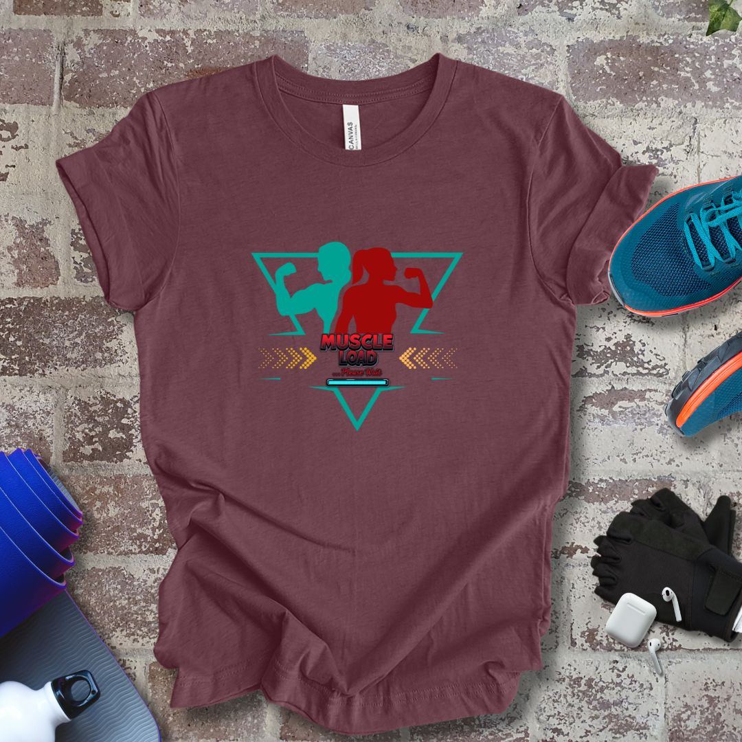 'Muscle Load' Gym motivational, unisex Tee