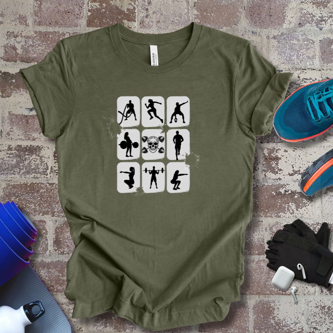'No pain no gain' tee for fitness anthusiasts. - Vanguard Athletics - Be ready