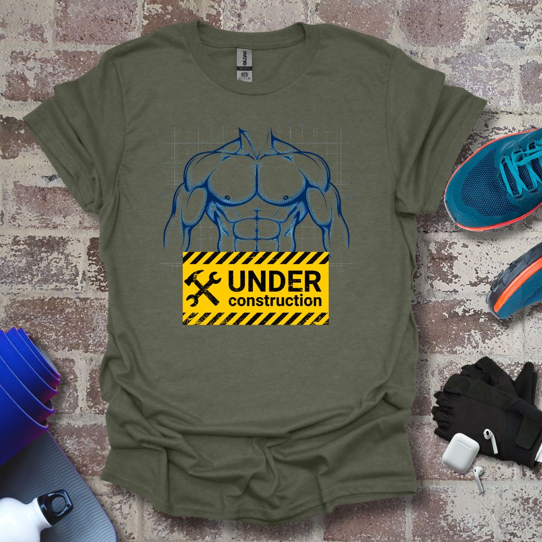 Gym motivation "Under Construction" Soft style T-Shirt