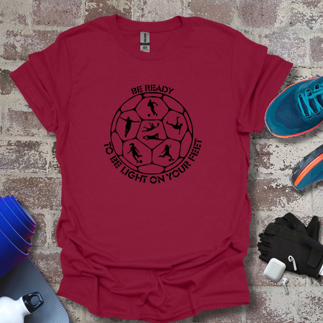 Be ready Collection - Soccer motivation v1 dark design
