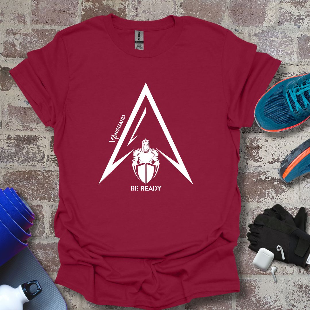 Vanguard Athletics Designs Collection - Men's Warrior side spear white logo