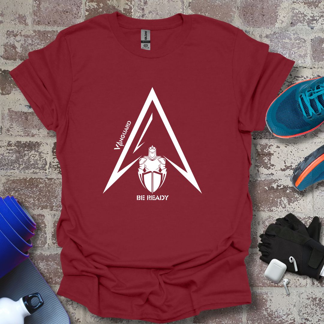 Vanguard Athletics Designs Collection - Men's Warrior side spear white logo