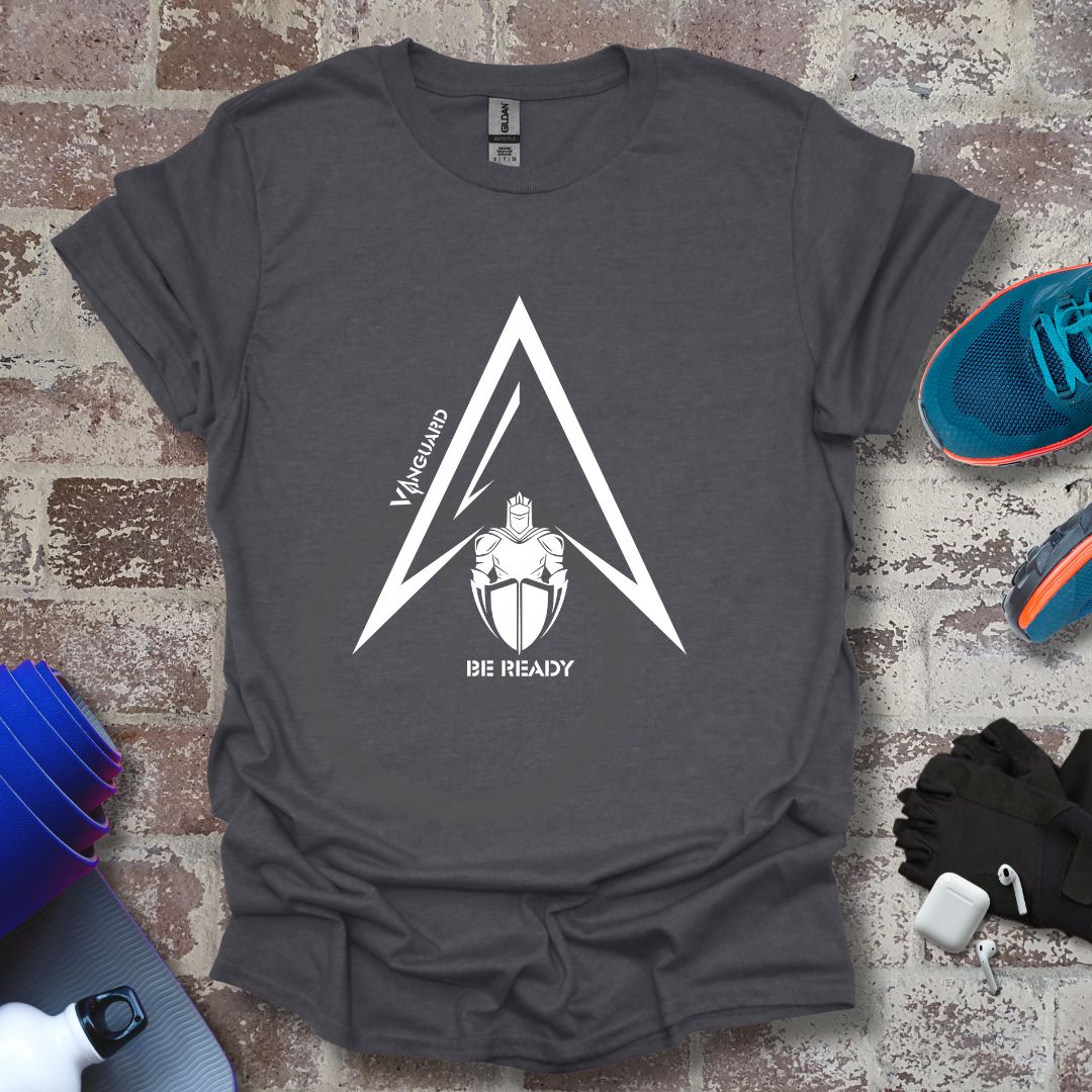 Vanguard Athletics Designs Collection - Men's Warrior side spear white logo