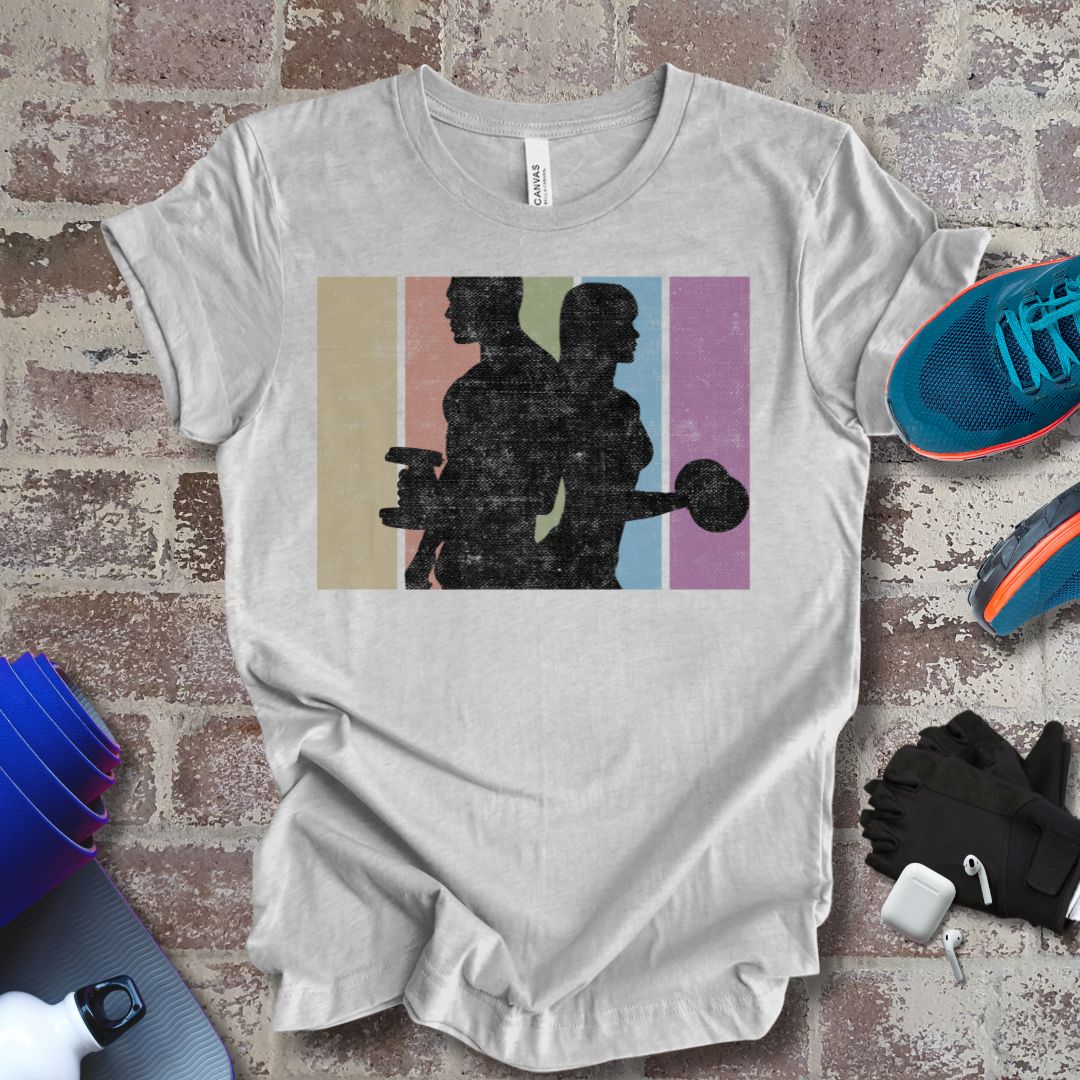 Retro Gym mood for fitness enthusiasts.