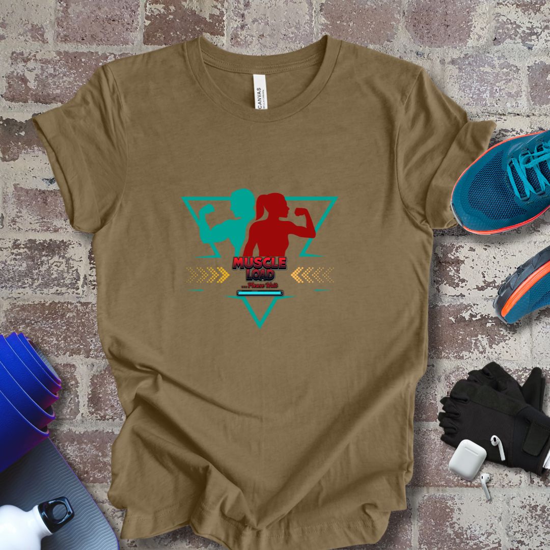 'Muscle Load' Gym motivational, unisex Tee