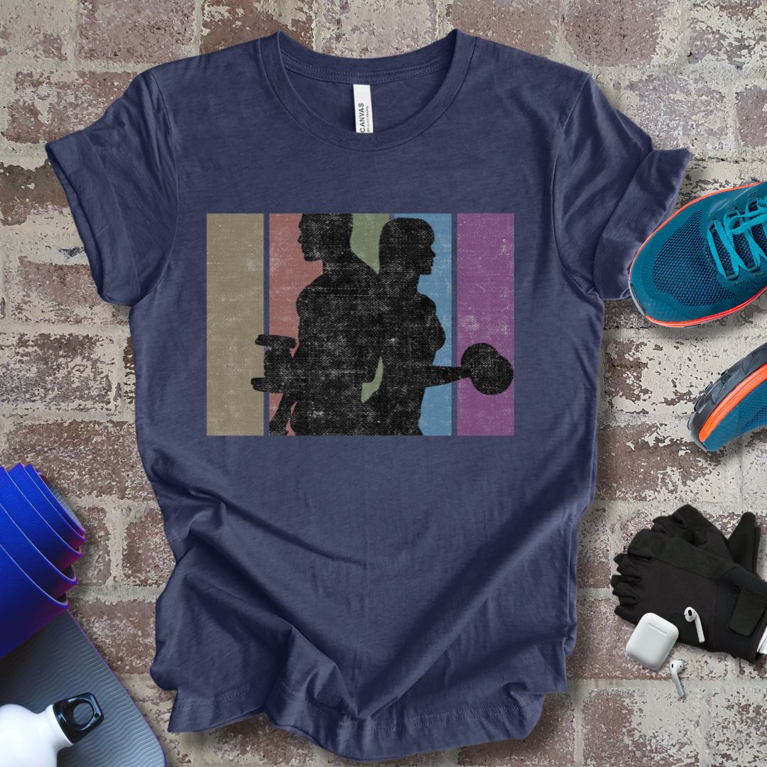 Retro Gym mood for fitness enthusiasts.