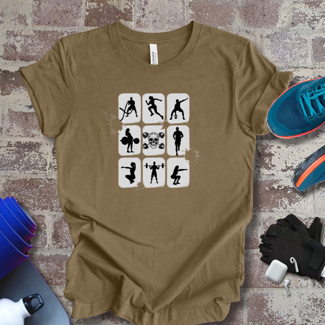 'No pain no gain' tee for fitness anthusiasts. - Vanguard Athletics - Be ready