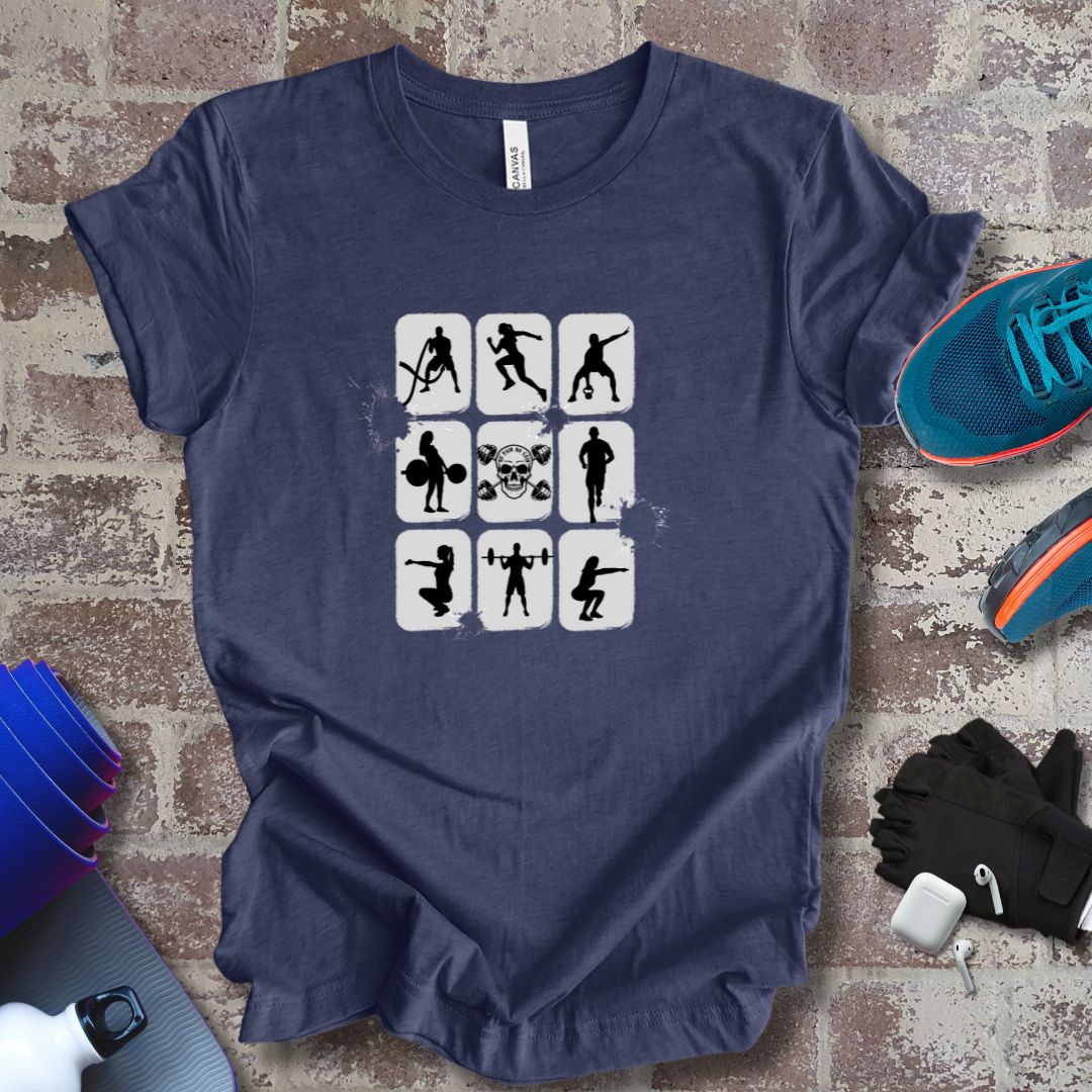 'No pain no gain' tee for fitness anthusiasts. - Vanguard Athletics - Be ready