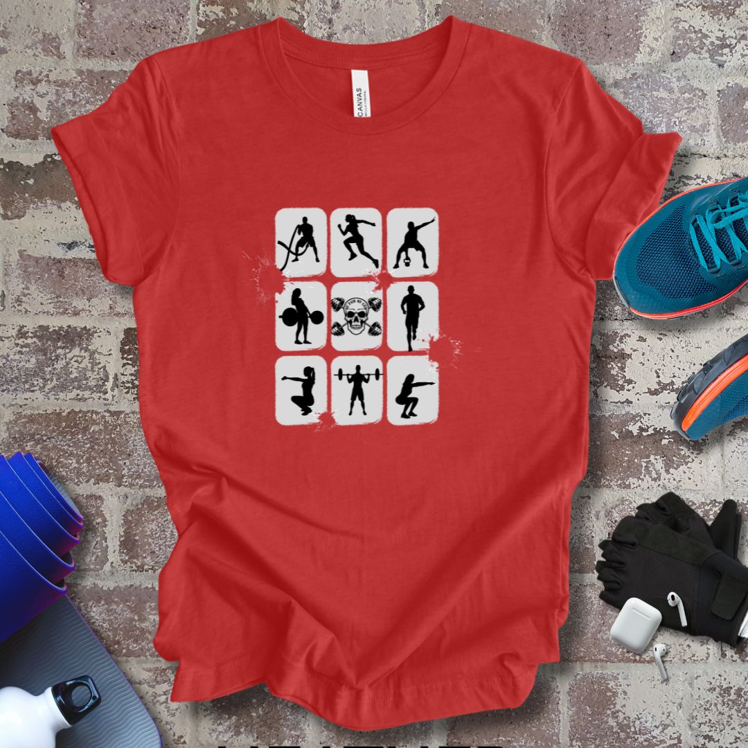 'No pain no gain' tee for fitness anthusiasts. - Vanguard Athletics - Be ready