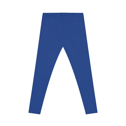 Dark Blue Women's Casual Leggings - For Fitness Training, Active Wear, Yoga.