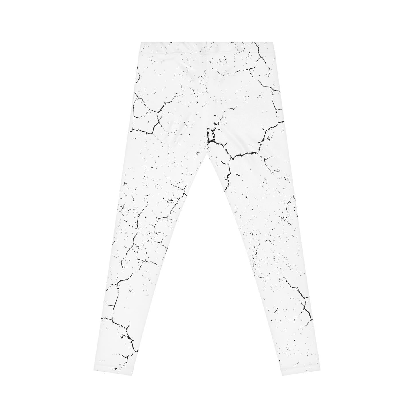 Stylish Crackle Print Leggings - Trendy Activewear for Everyday Comfort, Fitness, Yoga, Casual Wear, Gift Idea