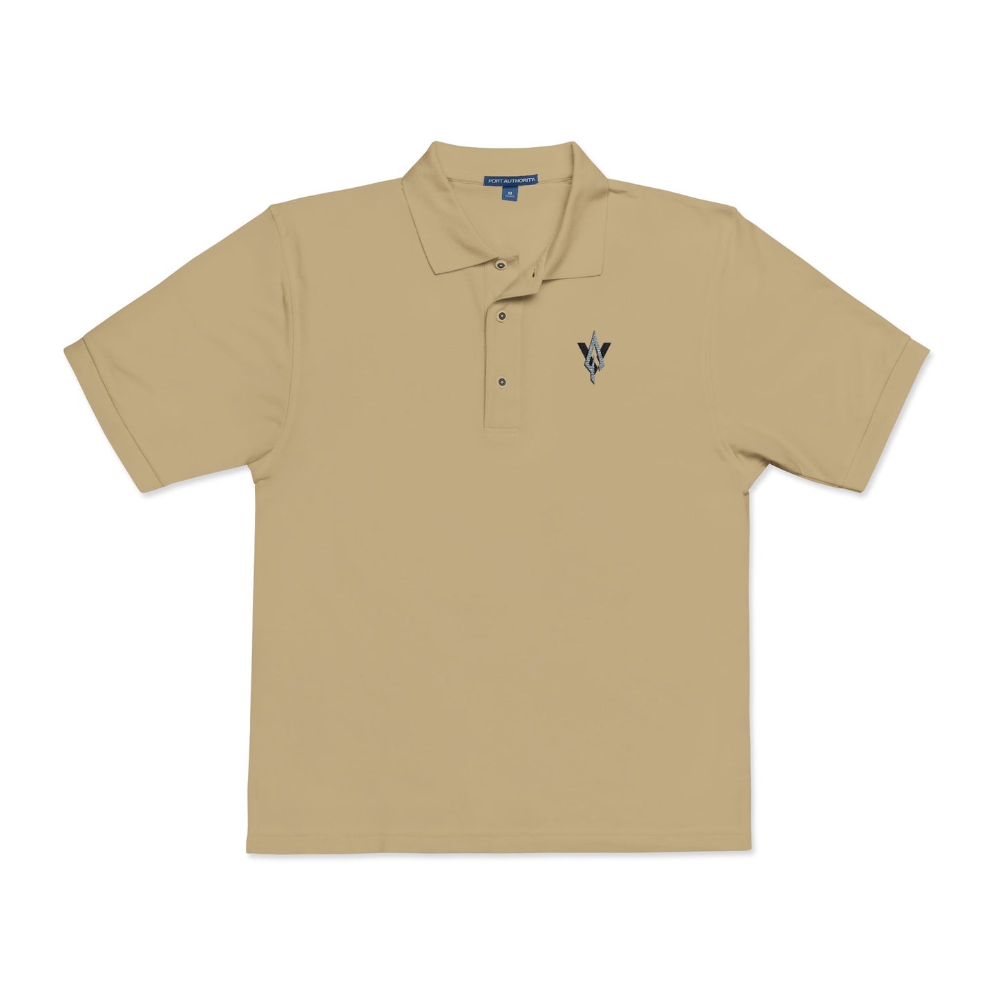 Embroidered Unisex Polo Shirt – Vanguard silver logo - Vanguard Athletics - Be ready