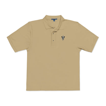 Embroidered Unisex Polo Shirt – Vanguard silver logo - Vanguard Athletics - Be ready