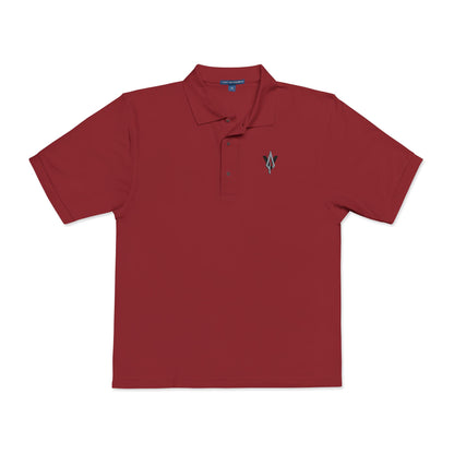 Embroidered Unisex Polo Shirt – Vanguard silver logo - Vanguard Athletics - Be ready