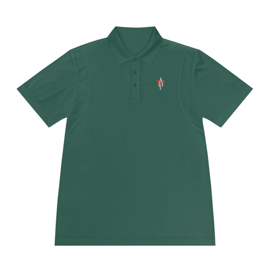 Vanguard red/silver logo, sport-tek polo shirt - Vanguard Athletics - Be ready