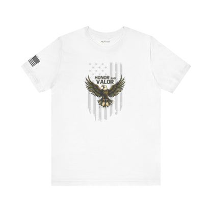 Honor and Valor Eagle Tee - Military appreciation - Vanguard Athletics - Be ready