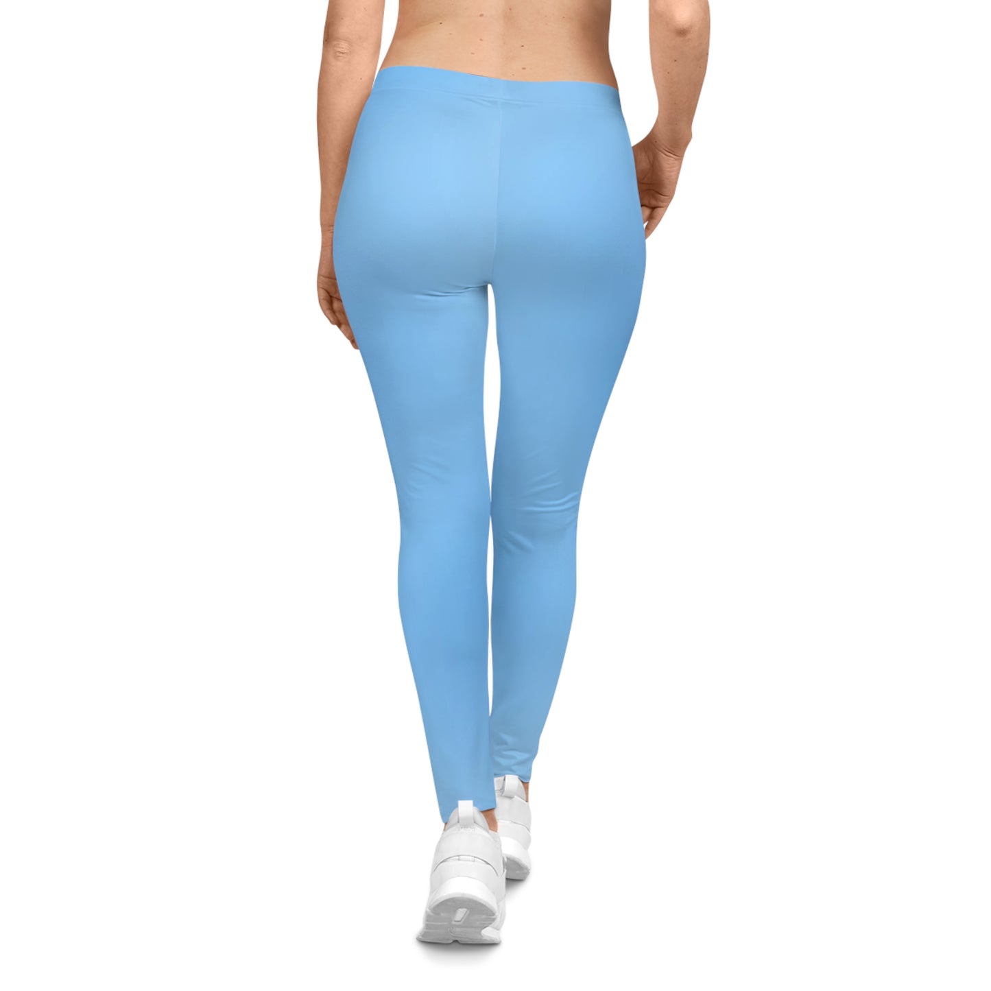 Sky Blue Women's Casual Leggings - Yoga Pants, Fitness Training, Active Wear.