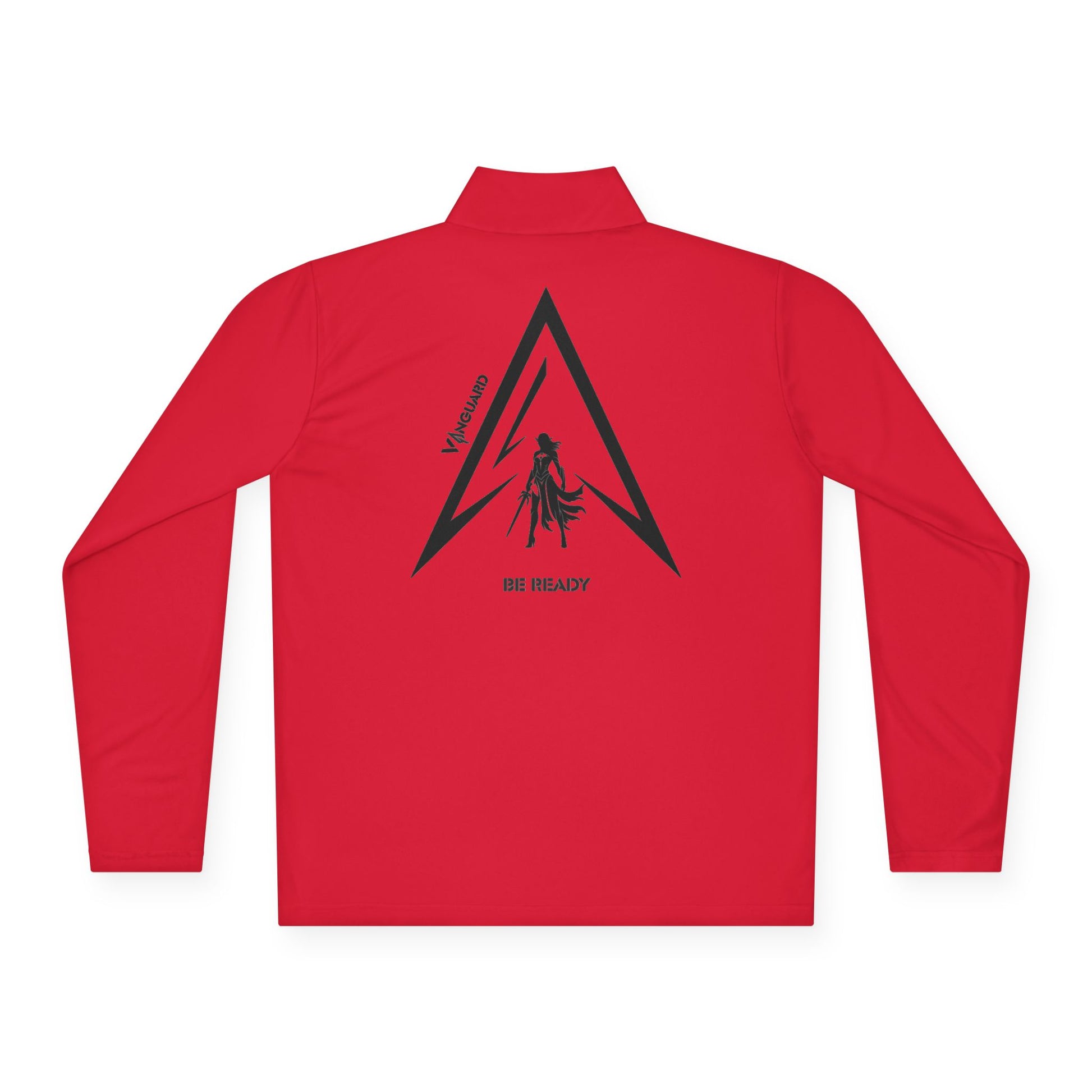 Fitness Collection - Woman's Warrior side quarter - zip pull over - Vanguard Athletics - Be ready