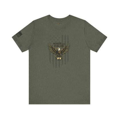Honor and Valor Eagle Tee - Military appreciation - Vanguard Athletics - Be ready