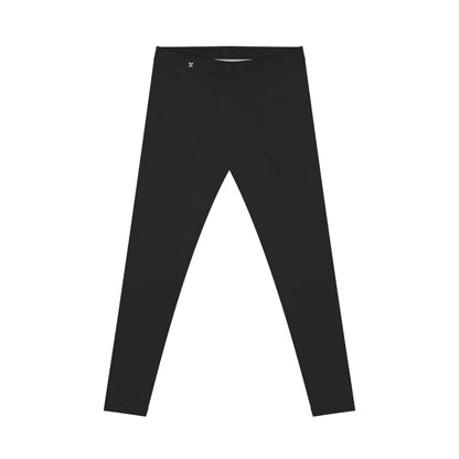 Classic Black Women's Casual Leggings - Yoga Pants, Active Wear, Fitness Training.