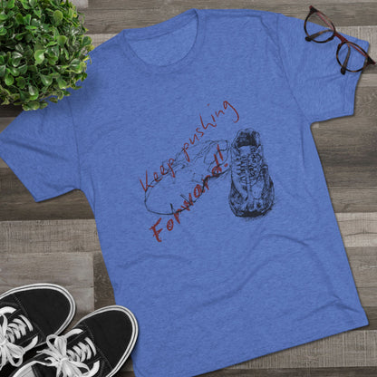 Unisex running motivation Tri-Blend Crew Tee - Vanguard Athletics - Be ready