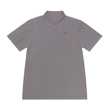 Vanguard gold logo, sport-tek polo shirt