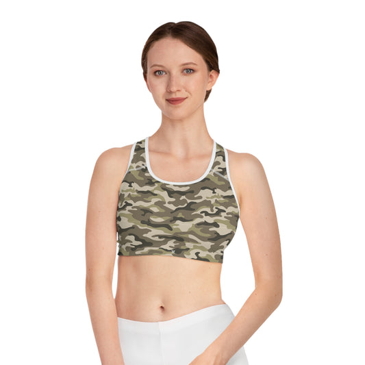 Camouflage Sports Bra- Activewear, Fitness Gear, Workout Apparel. - Vanguard Athletics - Be ready