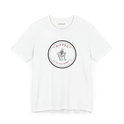 'Ripped to the Bone' gym motivation Tee