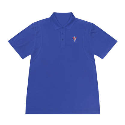Vanguard red/silver logo, sport-tek polo shirt