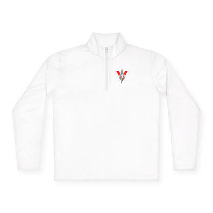Fitness Collection - Woman's Warrior side quarter - zip pull over - Vanguard Athletics - Be ready