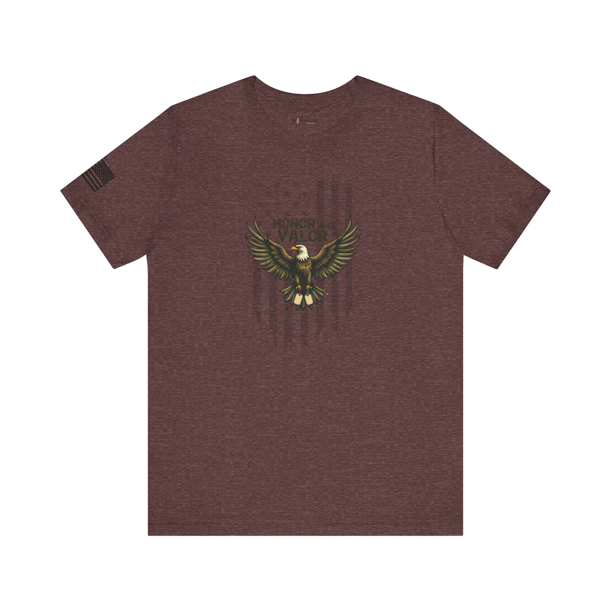 Honor and Valor Eagle Tee - Military appreciation - Vanguard Athletics - Be ready