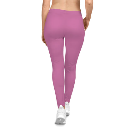 Pink Casual Leggings -  Activewear for Everyday Use, Yoga, Gym.