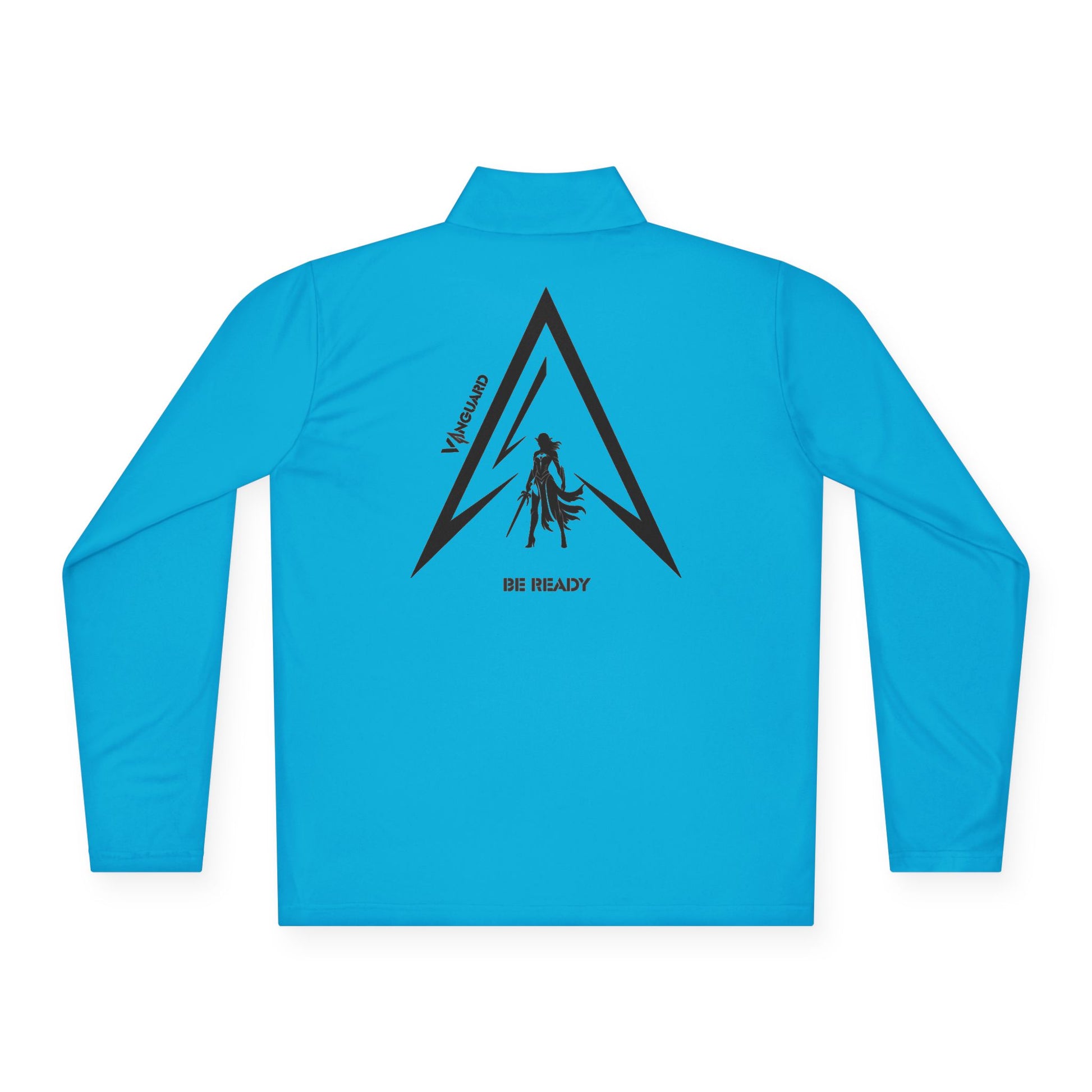 Fitness Collection - Woman's Warrior side quarter - zip pull over - Vanguard Athletics - Be ready