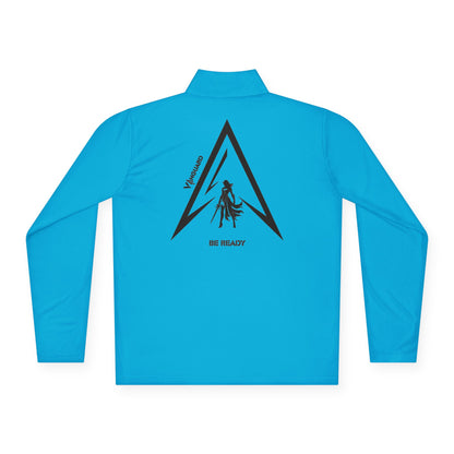Fitness Collection - Woman's Warrior side quarter - zip pull over - Vanguard Athletics - Be ready