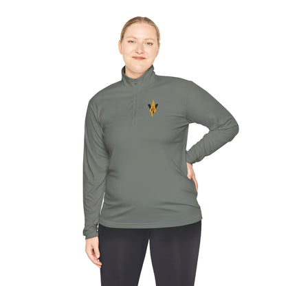 Men's Quarter-Zip Pullover  Vanguard gold logo