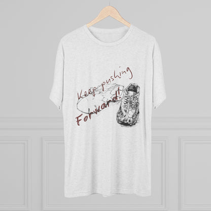 Unisex running motivation Tri-Blend Crew Tee - Vanguard Athletics - Be ready