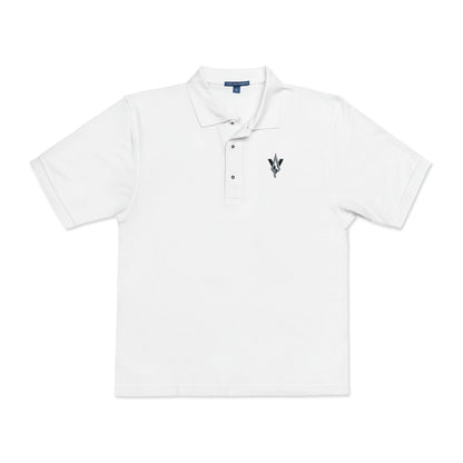 Embroidered Unisex Polo Shirt – Vanguard silver logo - Vanguard Athletics - Be ready