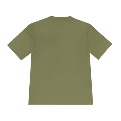 Vanguard gold spear logo, Moisture Wicking Unisex Tee for workouts