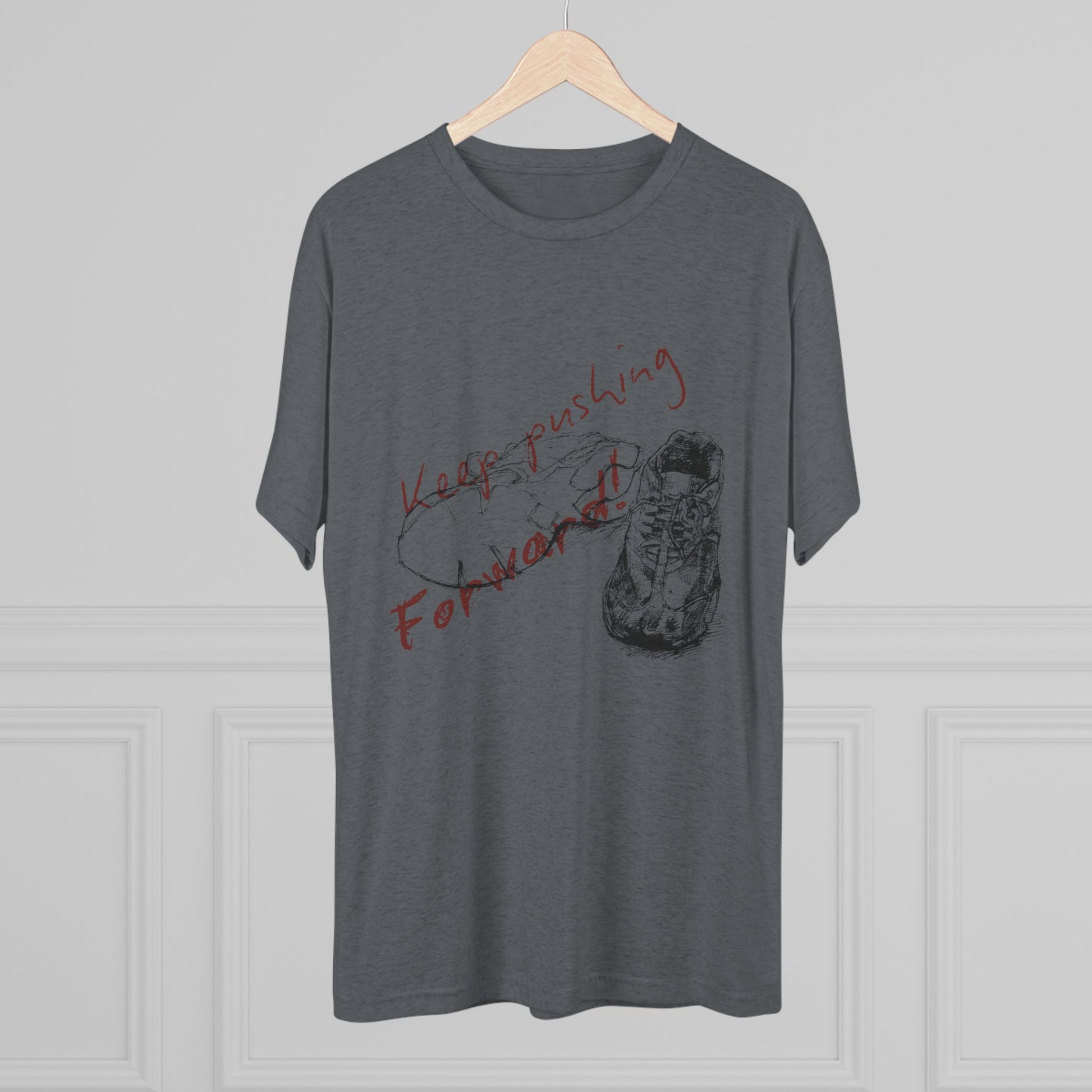 Unisex running motivation Tri-Blend Crew Tee - Vanguard Athletics - Be ready